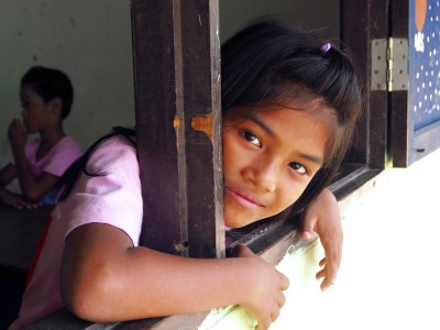Student at the Burmese Learning Center in Kuraburi
