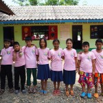 Pink Day at the Burmese Learning Center in Kuraburi