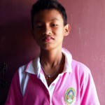 Student at the Burmese Learning Center in Kuraburi