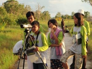 Environmental Youth Camp - Bird watching - a project supported by Andaman Discoveries