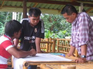 Community members at a North Andaman Community Tourism Network meeting