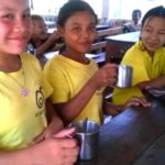Soy milk project at the Burmese Learning Center in Kuraburi