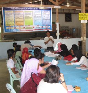 Community members at a North Andaman Community Tourism Network meeting