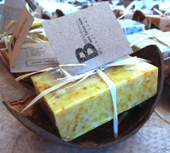 Herbal homemade soap from Ban Talae Nok Woman's soap group in Thailand