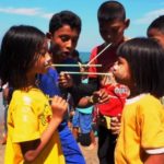 Game Day at Burmese Learning center with volunteers