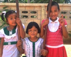 Playing children at the Migrant Education Program in Kuraburi Phang Nga Thailand