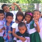 Happy students at the Burmese Learning Center in Kuraburi, Phang Nga, Thailand