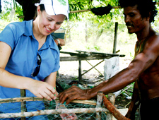 Tung Dap Squid Trap Making